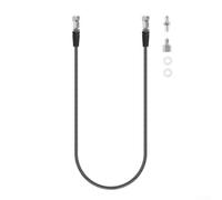 Tuyau haute pression de 99,1 cm pour gonflage de cylindre de plongée - M10 x 1 à 8 mm - Connexion rapide - Maille en nylon et acier inoxydable - 630 bar (grille noire)