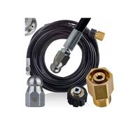 Tuyau Haute Pression de Rechange 20m avec Buse 3+1 et Adaptateur Easy!Lock M22 - Compatible Nettoyeur Kärcher HD HDS 200 bar