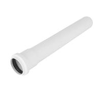 Tuyau HT DN 40 x 315 mm blanc - Tuyau d'égout en polypropylène avec manchon - Résistant aux chocs et à la température