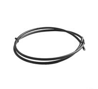 Tuyau hydraulique de frein à huile avec résistance et résistance améliorées pour différents liquides de frein 1 m et 2 m de longueur (1 m, noir)