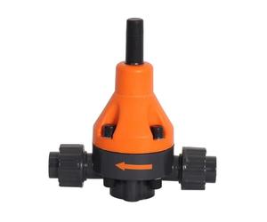 Tuyau ID 63mm UPVC 2 "DN50 soupape de sécurité contre-pression roue manuelle PTFE siège Union Type