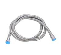 Tuyau Inox Ondulé Tuyaux de plomberie, flexible douche, pommeau antidéflagrant en acier inoxydable, raccord tuyau d'eau, embout, raccords tuyauterie(2.5m)