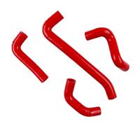Tuyau Intercooler Turbo tuyau pour voiture Kit de durites de refroidissement en silicone pour radiateur de moto, compatible avec BMW F650GS 2000-2004 et F650GS Dakar 2001-2003(Red)
