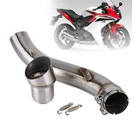 Tuyau intermédiaire d'échappement, convertisseur catalytique intermédiaire de tuyau de liaison d'échappement 2.4in retiré pour CB650F/CBR650F 14-18