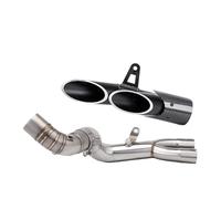 Tuyau intermédiaire d'échappement de moto Kit complet système d'échappement avec lien en acier inoxydable, section centrale, CB1000R 100RR 1000 51mm (2008-2018)
