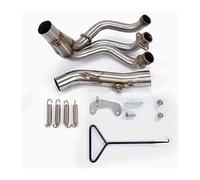 Tuyau Intermédiaire D'échappement De Moto pour Y&amaha MT09 MT-09 FZ-09 Pas pour Tracer 2014-2018 Systèmes De Tuyaux D'échappement Complets De Moto Slip on avec Silencieux D'échappement(1)