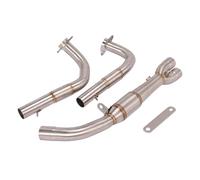 Tuyau intermédiaire Moto Compatible Avec C600 Pour SPORT Pour C650GT 2012-2015 Système D'échappement En Acier Inoxydable Les Motos Collecteur Avant De 51 Mm, Liaison Centrale