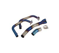 Tuyau intermédiaire Moto Compatible Avec Pour Z400 Pour Z250 2017-2022 Système D'échappement Central Avant Pour Moto