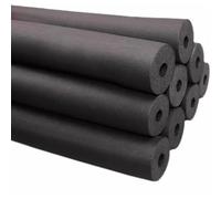 Tuyau isolant en caoutchouc mousse haute densité, revêtement flexible pour tuyaux d'eau pour la protection contre le gel en extérieur, lot de 1(ID 19mm*9mm*1.8m)