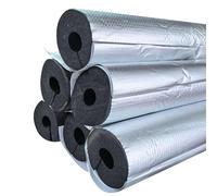 Tuyau Isolant en Mousse antigel, ID 22/27/34/43/48/60/76MM Manchon Isolant Semi-Fendue, Isolation Tuyaux pour Tuyau d'eau De Chauffage Climatisation(ID48mm x TK15mm x L95cm)