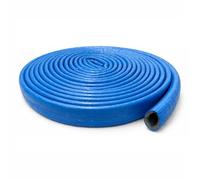 Tuyau isolant - Rouleau de 10 m x Ø 28 mm/6 mm - Bleu - Tuyau de chauffage, avec peau de protection - Pour conduite d'eau chaude - Isolation des tuyaux