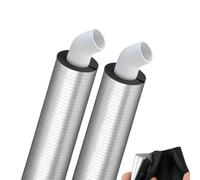Tuyau Isolation Mousse Aluminium, Isolant Tuyau Autocollant ID 76 89 110 mm | Isolation de Tuyaux Flexible Imperméable, Tube Mousse Pré-Fendu pour Tuyau Climatisation Chauffage(ID43.0MM X T30MM)