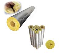 Tuyau isolé en laine de verre,avec une couche extérieure en fibre de verre résistante au gel et un revêtement en feuille d'aluminium,une isolation thermique et acoustique. L:1m(89mm,30MM)