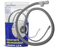 Tuyau Lave Vaisselle Électrifié avec Aquastop avec le Code Original Longueur 1,6 m C00372679 482000023524 pour Indesit pour Whirlpool pour Ariston pour Hotpoint - Garantie de 10 Ans - MONTERAL