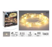 Tuyau LED Slim Rond 220V AC 14 LED/m Blanc chaud IP44 7,5m 2700K Blanc chaud