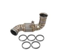 tuyau liaison intermédiaire Silencieux D'échappement De Moto Slip-On Pour 800NK NK 800, Joints En Graphite, Joint Torique, Éliminateur D'origine, Écrasement Amélioré