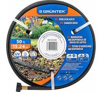 Tuyau Microporeux Arrosage Goutte à Goutte de 15,24 M avec connecteur de 1,2 cm, diamètre intérieur de 12 mm, débit d'égouttement : 5 L-10 L par min