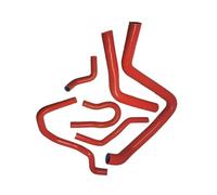 Tuyau moteur radiateur Compatible Avec Civic Pour Si-R Si VTi DEL SOL Pour Type-R DC2 EK4 EK9 B16A B16B B18A 1992 1993-1999 2000 Kit De Tuyau De Radiateur En Silicone(Red)