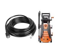 Tuyau Nettoyeur Haute Pression 10m, M22 à Filetage Flexible Nettoyeur Haute Pression avec Connecteur Quick Connect de Type pour nettoyeurs Haute Pression Kärcher K2 K3