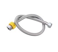 Tuyau Ondule En Acier Inoxydable Tuyau flexible tressé en acier inoxydable de 40/60/80/100/150/200 cm for chauffe-eau domestique, robinet toilette et arrivée d'eau chaude froide(Color1,100cm)