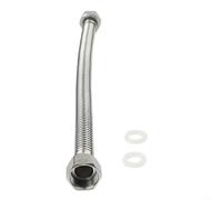 Tuyau ondulé flexible en acier inoxydable 304 pour chauffe-eau G3/4 pour robinet, toilettes, chaudière, plomberie, 10 à 80 cm, argenté (40 cm)