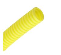 Tuyau ondulé isolé en PP de 10 mètres, fil fermeture, tuyau filetage, plastique, manchon protection flexible(Yellow,AD 13 x ID 10mm)