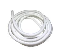 Tuyau PE Blanc Ondulé Flexi Tube Non-Fendu 19,5 mm - 2 m
