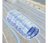 Tuyau perforé robuste pour un drainage efficace du paysage - Empêche l'accumulation d'eau dans les canalisations françaises