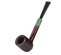 Tuyau, Pipe à fumer en bois fabriquée à la main à partir de bois de bruyère Autres accessoires for pipes Pipe à tabac détachable Pipe à tabac droite 3 styles(C)