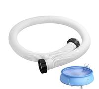 Tuyau Piscine Ø 38mm Tuyau Flottant Piscine 1,5 M De Long Tuyau De Rechange Pour Piscine Flexible Durable PE BlancTuyau Pour Pompe De Piscine Accessoires De Piscine Pièces Détachées