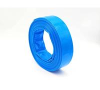Tuyau plat Ø 100 mm | 4 pouces 10 mètres | Pression de service 4 bars | Pression d'éclatement de 12 bars | Tuyau en béton | PVC bleu