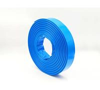 Tuyau plat Ø 100 mm | 4 pouces 30 mètres | Pression de service 4 bars | Pression d'éclatement de 12 bars | Tuyau en béton | PVC bleu
