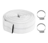Tuyau plat 20 m 3 PVC Blanc G