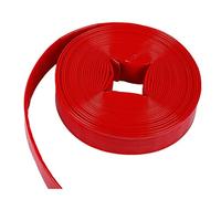 Tuyau plat flexible pour le drainage des eaux usées et les applications de pompe, revêtement en PVC, conception de stockage facile 50m 8-inch