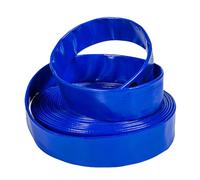 Tuyau plat pour décharge et drainage de pompe à eau, tuyau flexible de lavage à contre-courant et utilitaire robuste avec revêtement en PVC 20m 10-inch