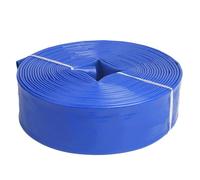 Tuyau plat pour pompe à eau, drainage de décharge et lavage à contre-courant, revêtement en PVC flexible, conception plate 20m 10-inch