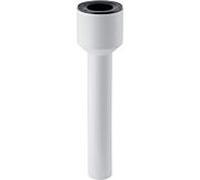 Tuyau plongeur Geberit avec manchon de raccordement pour évier 152737111, d 40mm, en PP, blanc