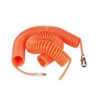 Tuyau pneumatique d'aération avec tube PU Tuyau flexible à ressort en PU orange 4x2,5-16x12 mm 3-15 mètres(Od8 X Id5 W Joint,6 mètres)