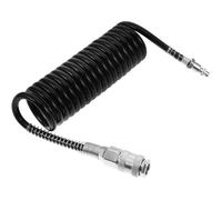 Tuyau pneumatique PU avec raccords, limiteur de courbure, kit pour compresseur d'air, compatible têtes américaines