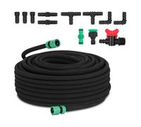 Tuyau poreux 50 m + Nez de robinet + Robinet de sectionnement Helloshop26 14_0003891