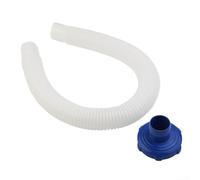 Tuyau pour écumoire de surface Intex 25016 avec adaptateur B - Tuyau de rechange étanche pour accessoires de nettoyage de piscine - 5,5 m