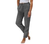 Tuyau pour homme, gerades Bein, elastischer Bund, leichte Sommerstruktur, Polyester, für Freizeit, Urlaub und Business Casual, für Sommer, Urlaub, Alltag und entspannte Freizeitlooks, GY2., S