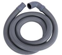 Tuyau pour machine à laver ， Tuyau de machine à laver 1/1,5/2 m Kit de tuyau d'extension de tuyau de vidange de lave-vaisselle for lave-linge Support de tuyau de vidange for machine à laver flexible(1