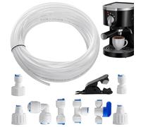 Tuyau Pour Tuyau D'alimentation En Eau - Kit De Tuyau D'eau Ro, Kit De Connecteurs D'eau De Réfrigérateur | Connecteur De Tuyau D'eau De 15 M Avec Coupe-Tube, Kit De Raccordement De Tuyau