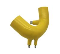 tuyau pour voiture Pièces adaptées au kit de tuyau d'admission en silicone pour Abarth 500 595 IHI Turbo, système d'admission haute performance, tube en silicone durite essence(Yellow With Logo)