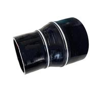tuyau pour voiture Tuyau universel en silicone pour échangeur de chaleur, coupleur de tuyau d'admission turbo, réducteur droit, grand et petit connecteur durite essence(Black,ID45mm-60mm)