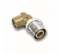 Tuyau Raccord D'Aluminium Emmanchement Régulier SANHA 90° Angle Ag 26 MM X 1 "