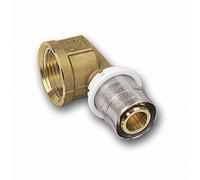 Tuyau Raccord D'Aluminium Emmanchement Régulier SANHA 90° Angle IG 26 MM X 1 "