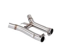 Tuyau raccordement central d'échappement Pour Pour Hayabusa GSX1300R GSXR1300 2008-2020, modification du tuyau d'échappement de moto côté gauche/droit, connexion silencieux 51 mm