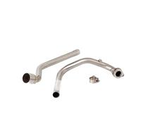 tuyau raccordement Pour Fazer FZ250 FZS250 FZS FZ 250 Tuyau De Liaison D'échappement De Moto Silencieux Modifié 51 Mm Av&ant Moyen FZ250 Échappement